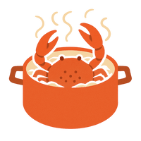 茹で蟹