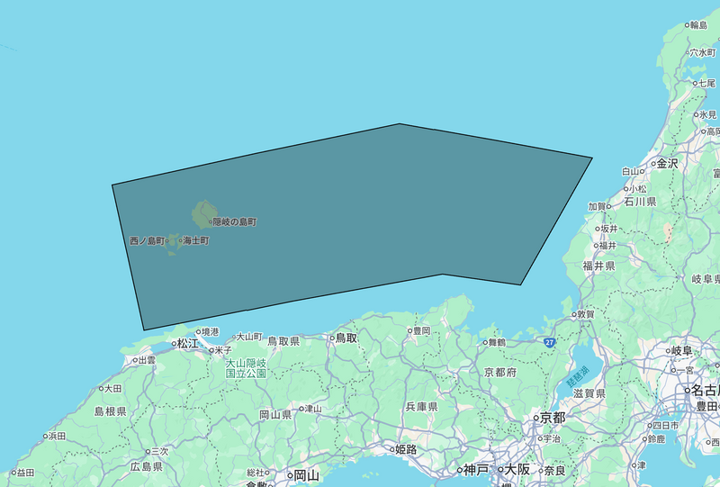 松菱の紅ズワイガニの産地・発送元(詳細マップ開く)