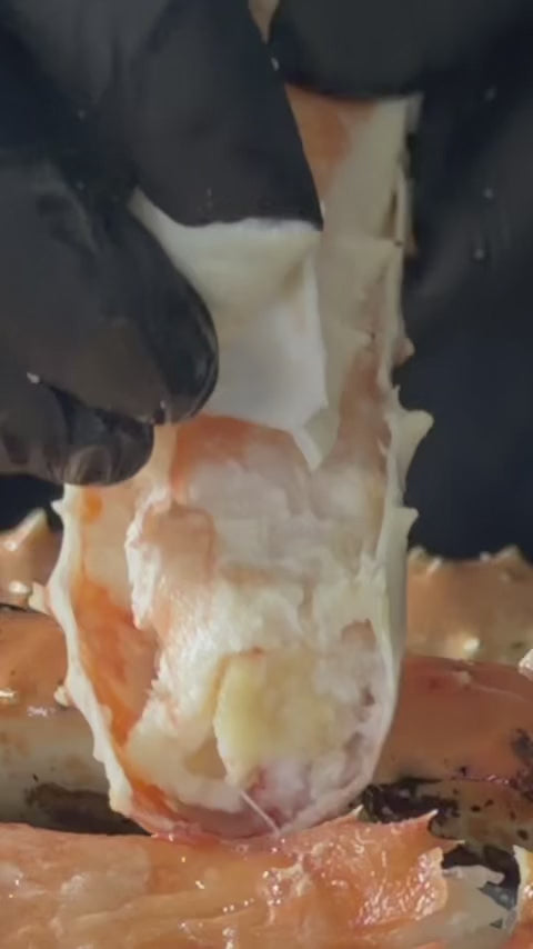 超特大冷凍タラバガニをいただきました。